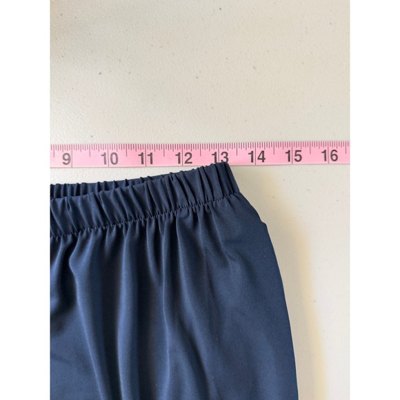 Planet by Lauren G Navy Blue Elastic Waist Straight Leg Pants Size 1 S USA - Picture 6 of 8